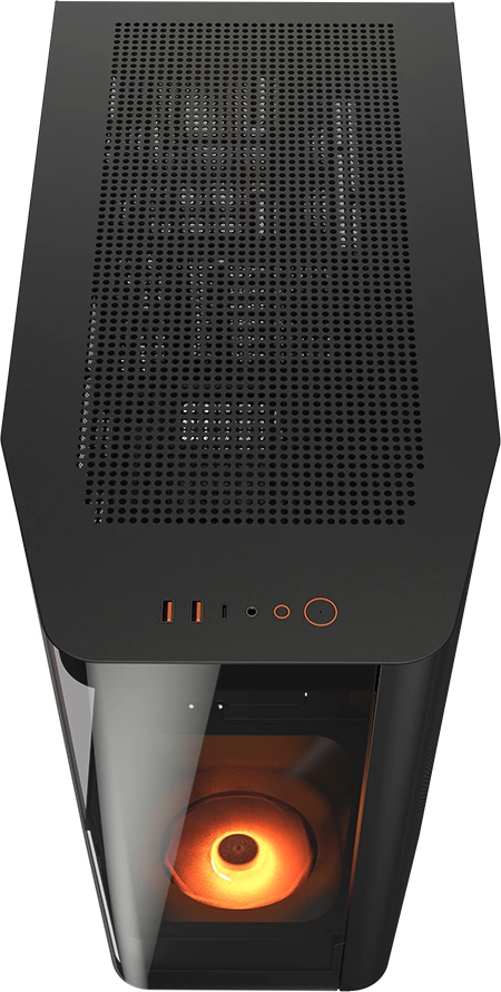 Kasë COUGAR FV270 mid tower, tempered glass, ATX, RGB, e zezë