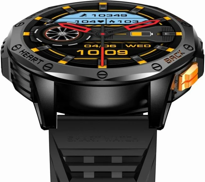 Smartwatch për meshkuj Gravity, e zezë