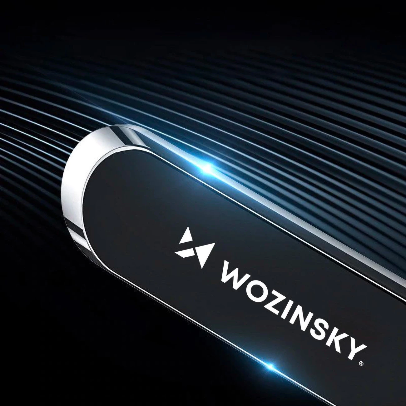 Mbajtës magnetik për telefon Wozinsky WMH-01, i zi