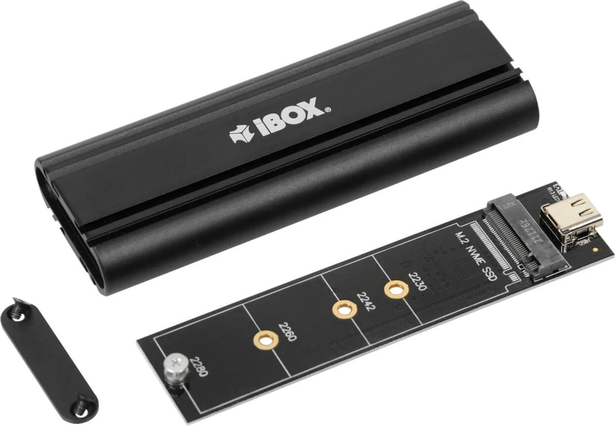 Kasë për SSD IBOX HD-07, M.2, e Zezë