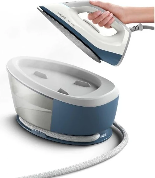 Hekurosja me avull Philips PSG2000, ngjyrë gri-kaltër