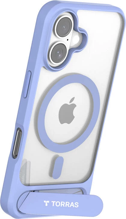 Mbështjellës Torras Pstand Series për iPhone 16, Blu