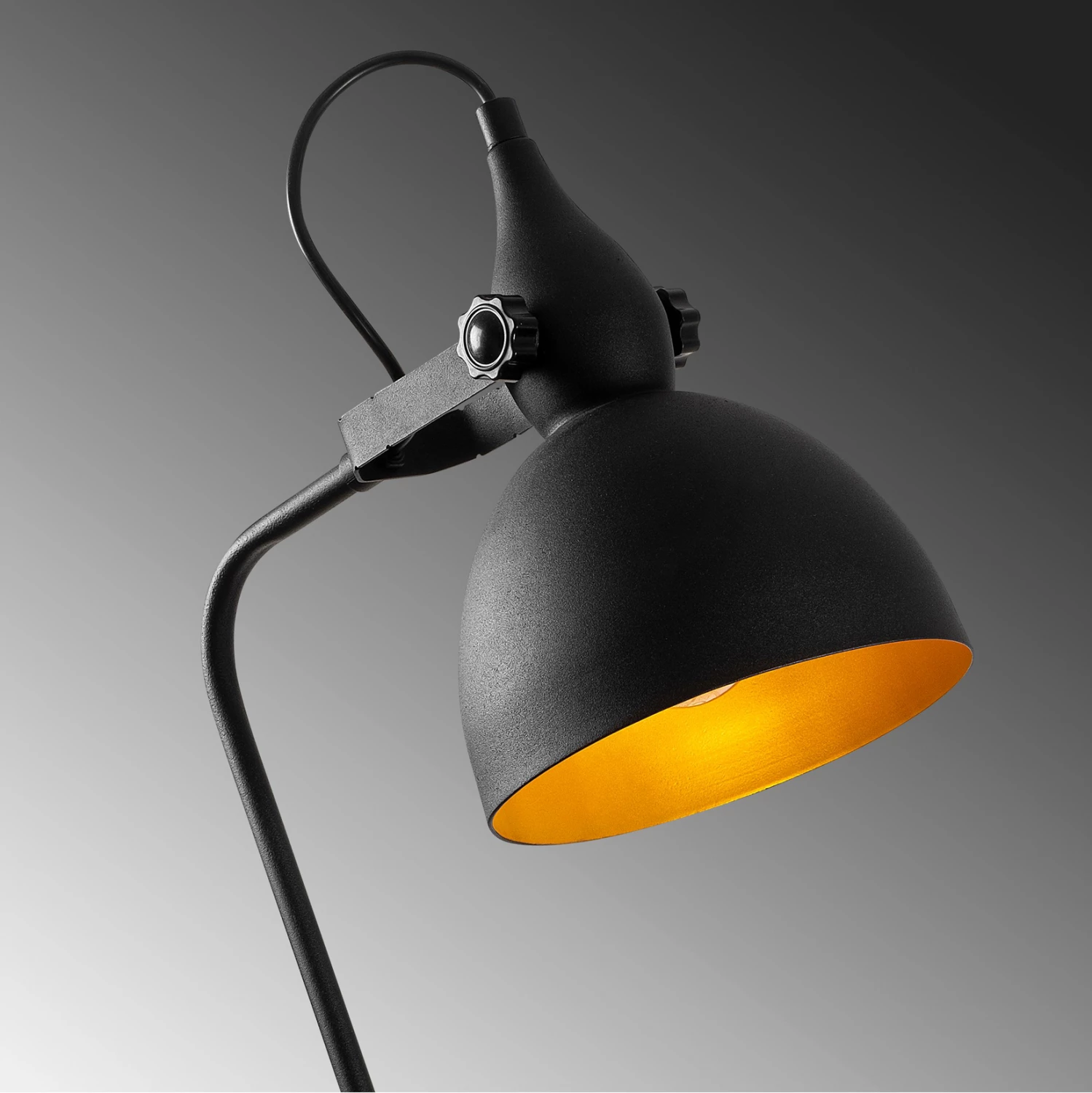 Dritë dyshemeje metalike e zezë FH7342 35x30x183 cm