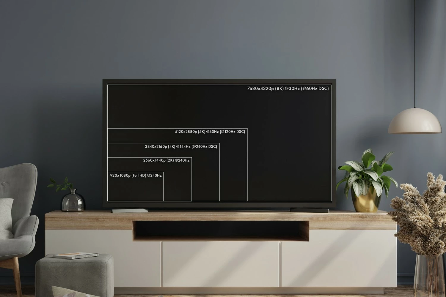 Kabllo optike Claroc DisplayPort 1.4 AOC 8K 15 m, ngjyrë zi-gri