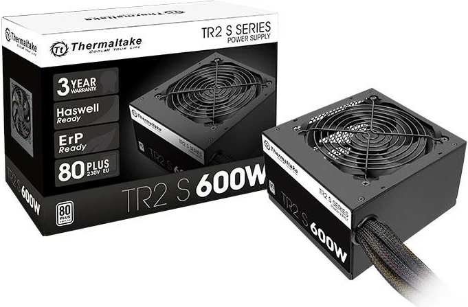 Kasë Thermaltake TR2 S, 600W, 80 PLUS, e zezë