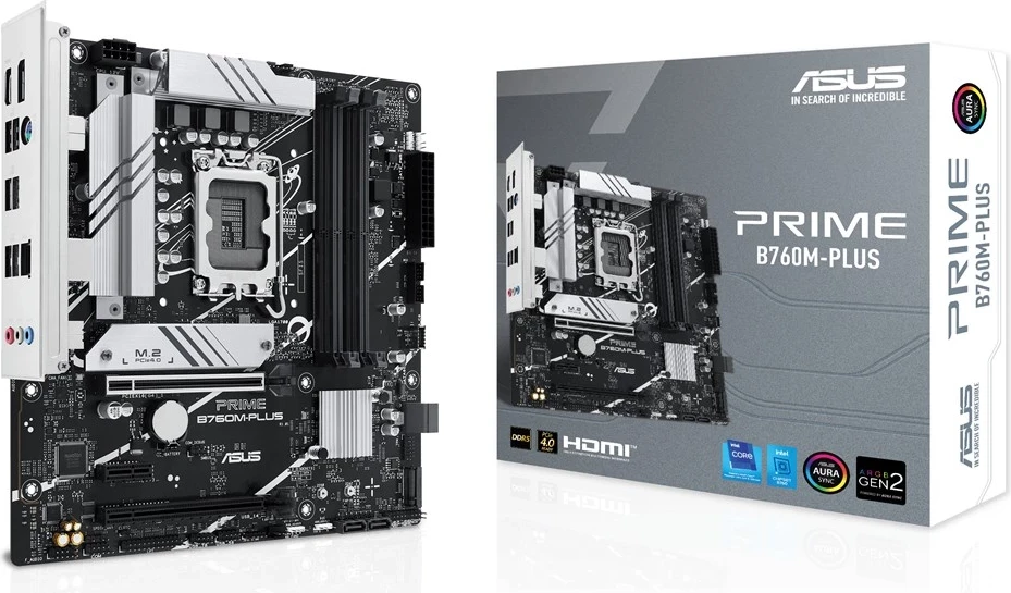 Pllakë amë ASUS PRIME B760M-PLUS, LGA 1700, micro ATX