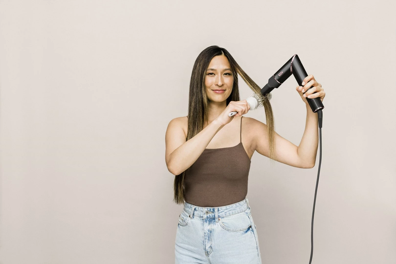 Stiluese për flokë Shark FlexStyle HD424EU, Warm Black, Rose gold