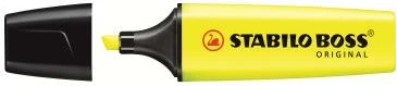marker fluorescent për tekst Stabilo BOSS Original 70/24, 2 gjerësi vije, i rimbushshëm, verdhë