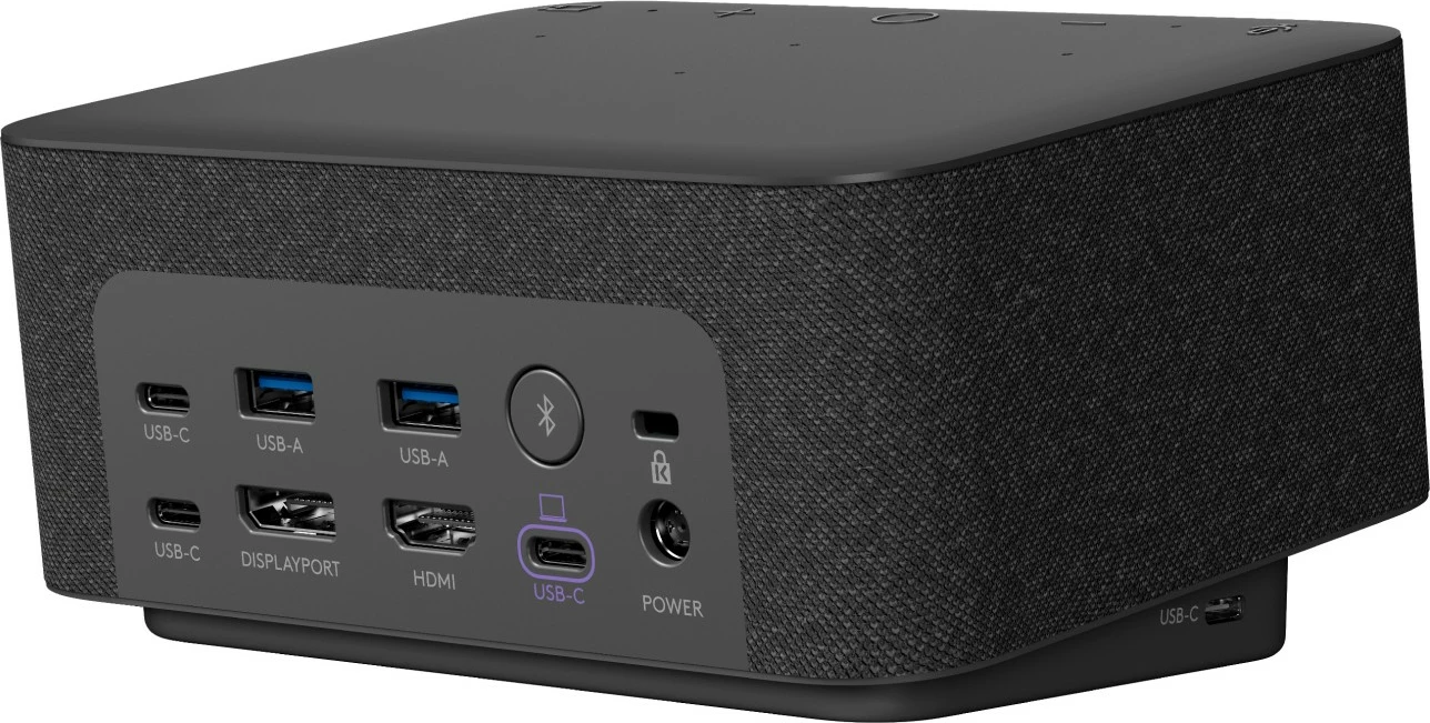 Docking station Logitech Logi Dock, 4K Ultra HD, Graphite