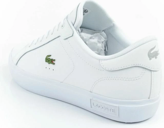 Këpucë për meshkuj Lacoste, të bardha