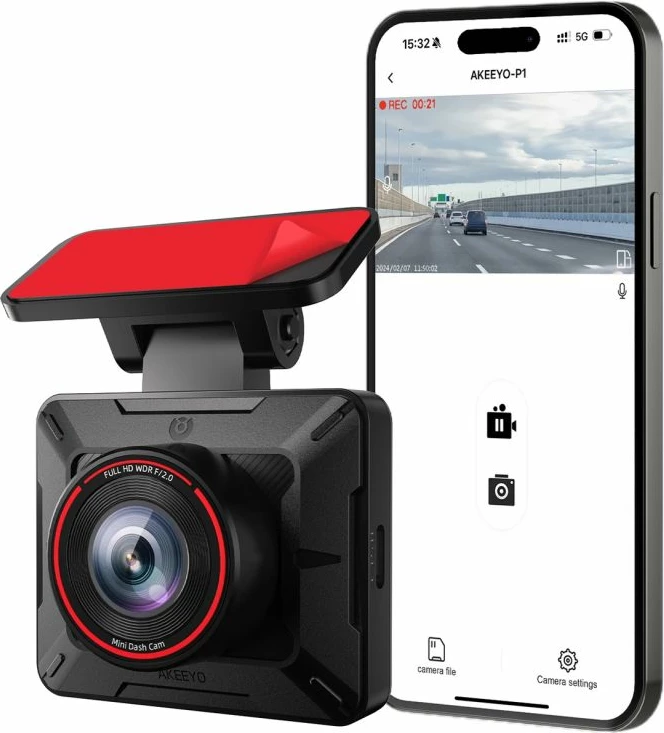 Kamerë veture Hikvision AKEEYO P1, e zezë