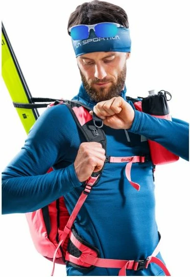 Çantë shpine Deuter për ski, e kuqe