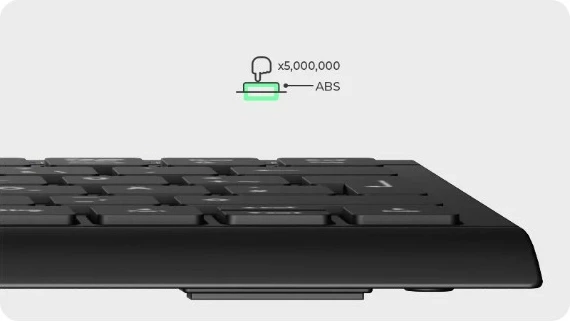 Tastierë KeySonic KSK-5011ELC, QWERTZ, LED, USB, e zezë