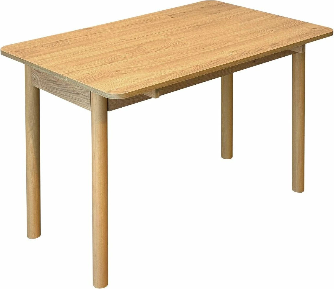 Tavolinë me karrige të zgjatshme, 5 copë, ngjyrë lis dhe e gjelbër, Skye Decor, Vina Mini 02 1070