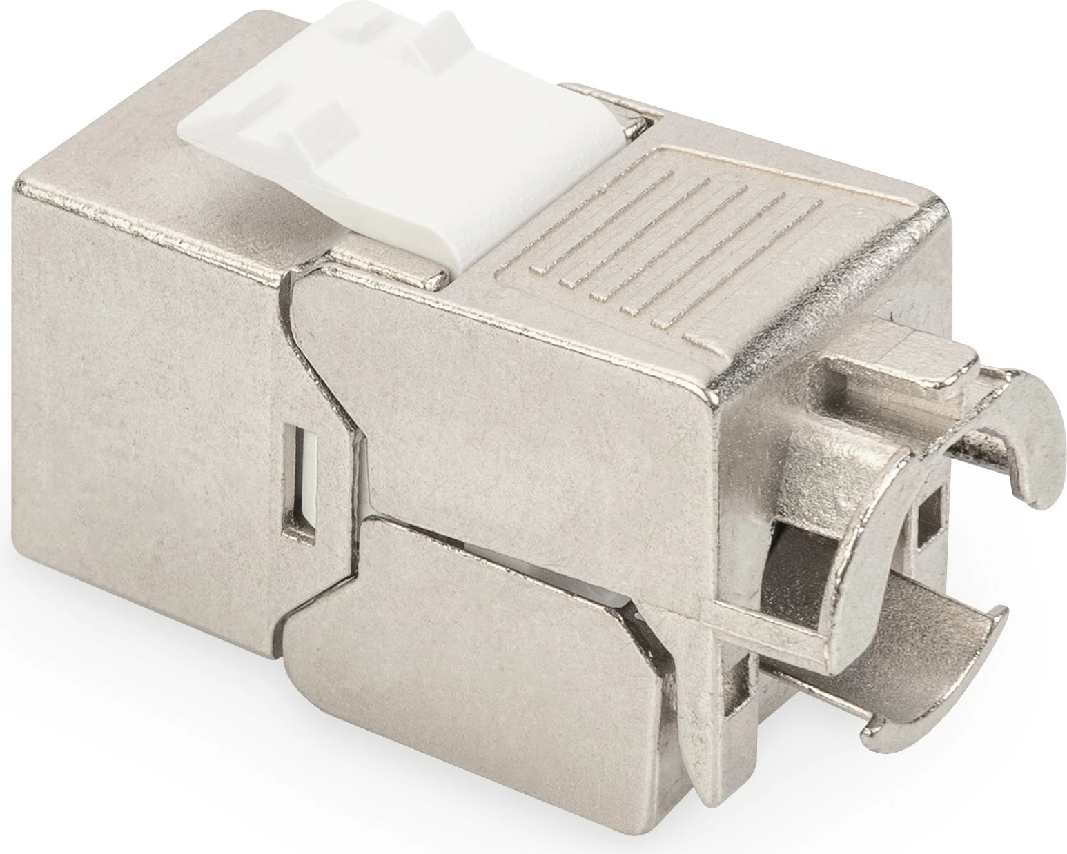 Keystone Jack Digitus Cat6a RJ45, i mbrojtur, metalik