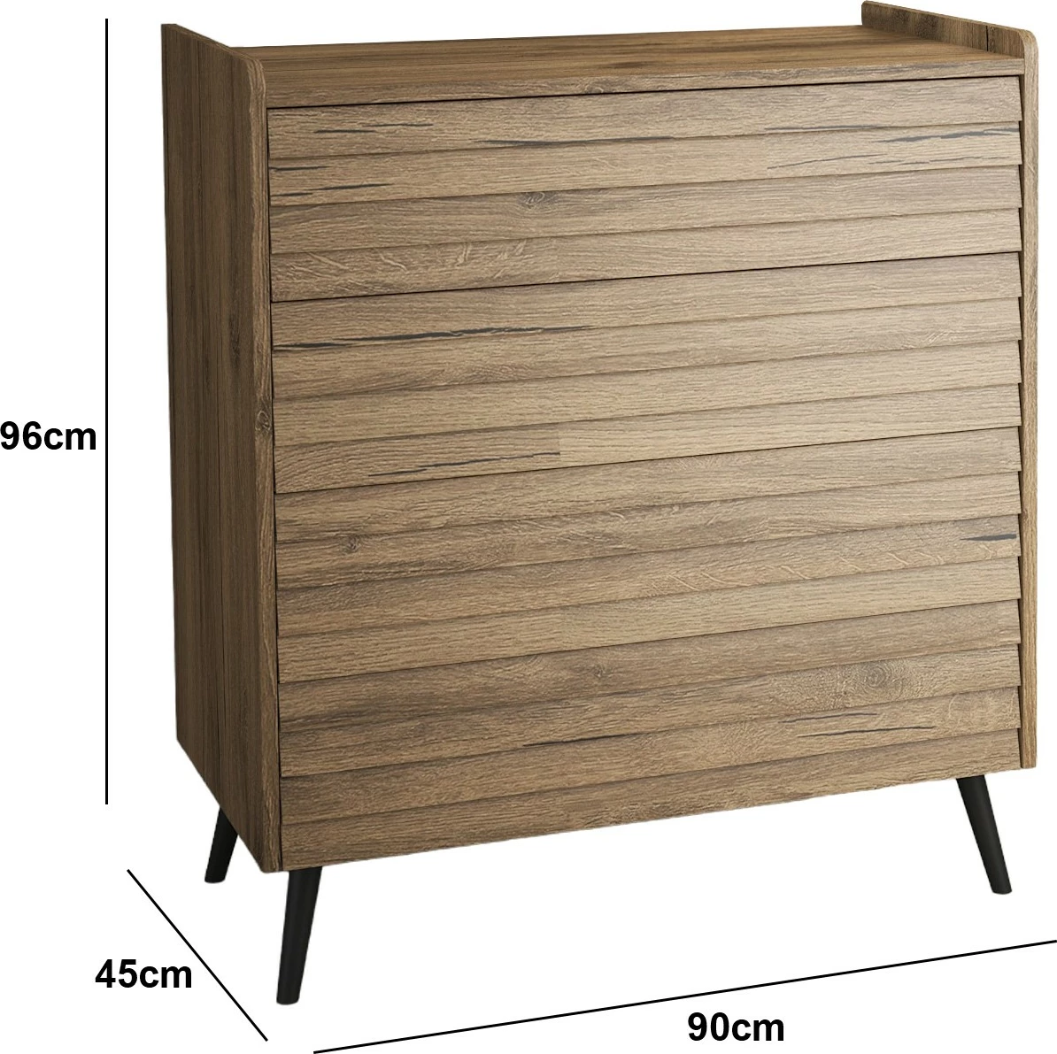 Komodë Hanah Home, FRN-7007, ngjyrë arre