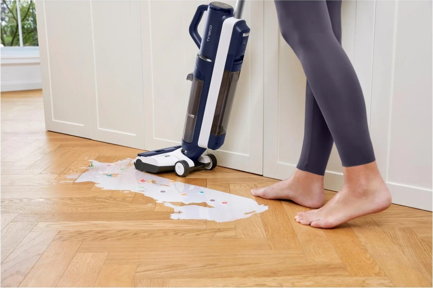 Pastrues dhe lavues dyshemeje Tineco Floor One S5 Combo Plus, blu