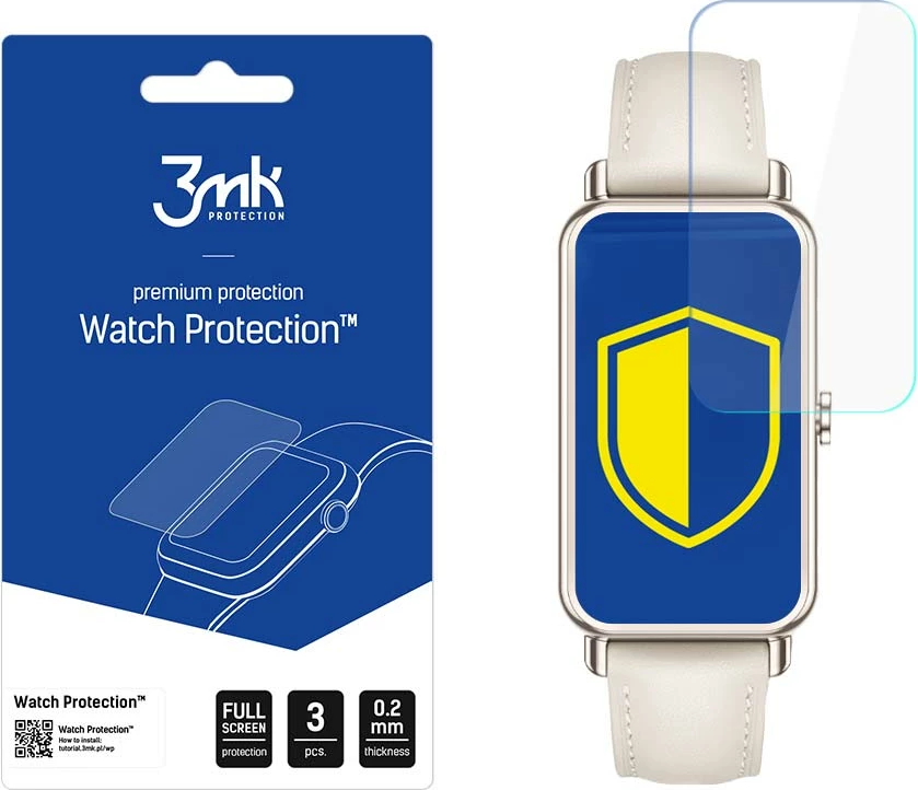 Folje mbrojtëse për smartwatch 3mk Protection Watch Protection ARC+ për Huawei Watch Fit Mini, 3 copë