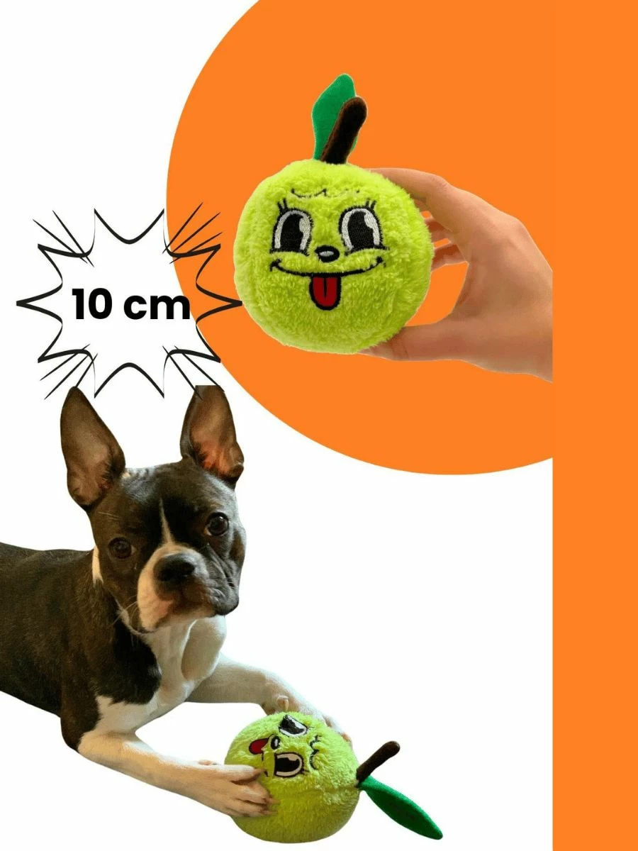 Lodër pelushi për qen, e gjelbër, Paws & Whiskers, Havhav 1015, 12x14cm