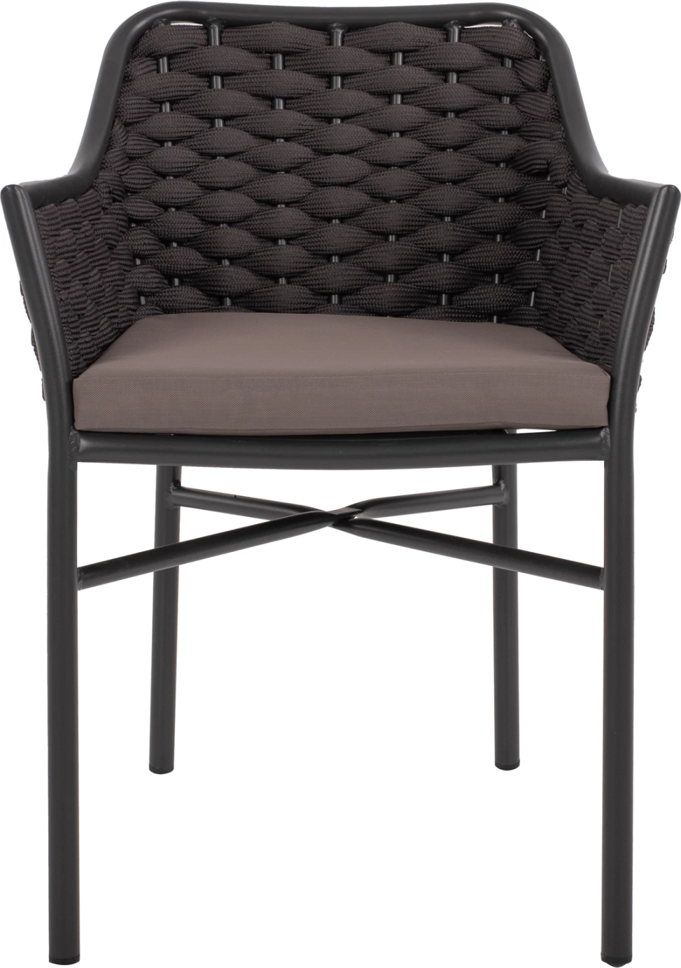 Karrige alumini me litar, ngjyrë gri, FH5858.01, 56x58x76 cm