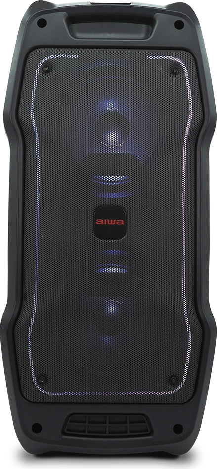 Altoparlant Bluetooth Aiwa KBTUS-400 50W RMS / 400W PMPO me RGB LED, set me 2 mikrofonë + telekomandë, i zi