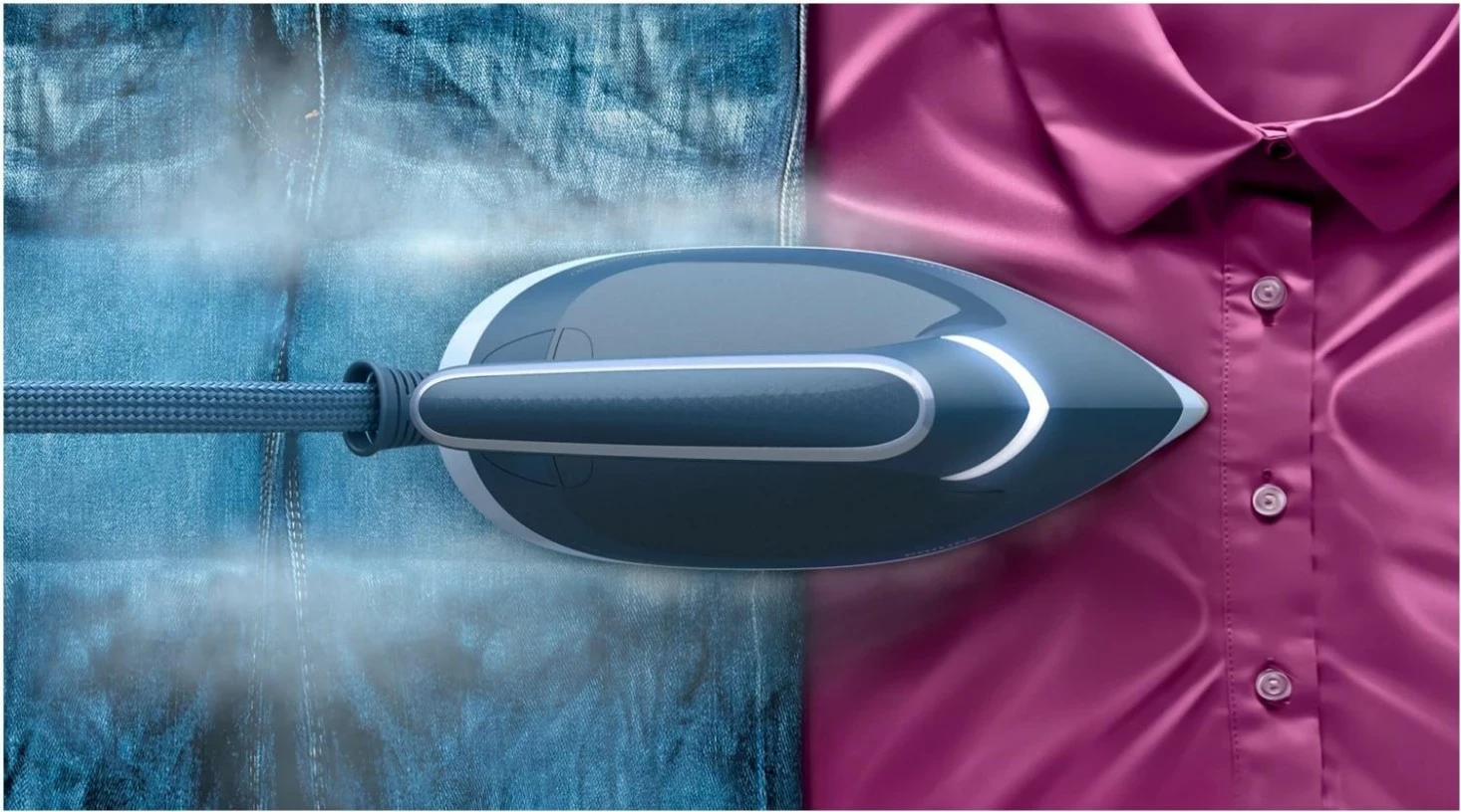 Hekur me avull Philips PerfectCare 6000 PSG6042/20, ngjyrë blu