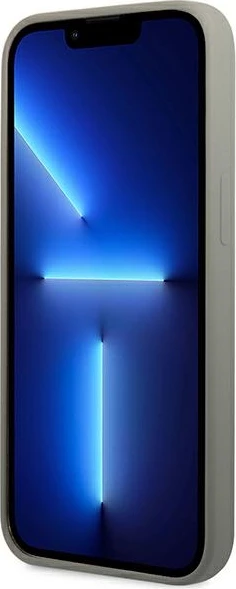 Mbështjellës Guess GUHMP13LSPLG për iPhone 13 Pro / 13 6.1", silikon, MagSafe, Gri