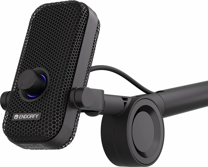 Mikrofon Endorfy Solum Voice EY1B014, USB-C, kardioid, me krah tavoline, RGB, i zi, set