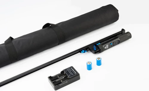 Shkop drite LED Fotorgear Magilight GH-02, 144 RGB LED, 800 lm, 100 cm, IPX4, bateri të rikarikueshme, e zezë