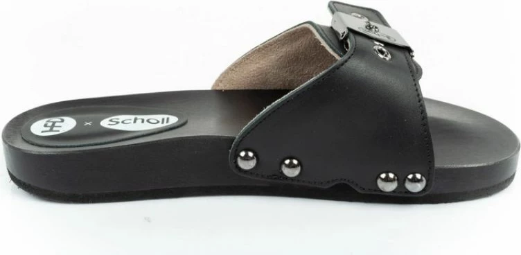 Klompa femra Scholl, të zeza