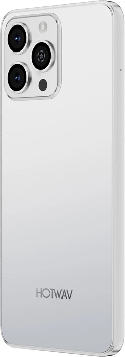 Celular HOTWAV A16 Pro Max 3/64GB 6.75\" 120Hz 5160mAh Dual SIM USB-C, i bardhë