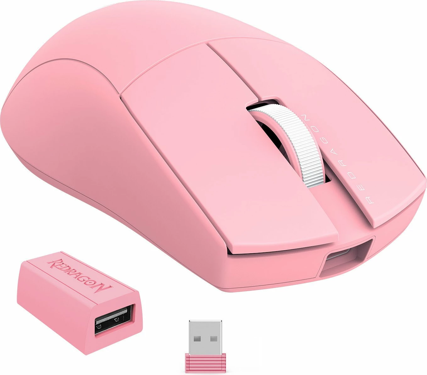 Maus gaming Redragon M916 LIT (M916P-LIT-1K) 26000 DPI, USB/2.4GHz/Bluetooth, 49 g, pink