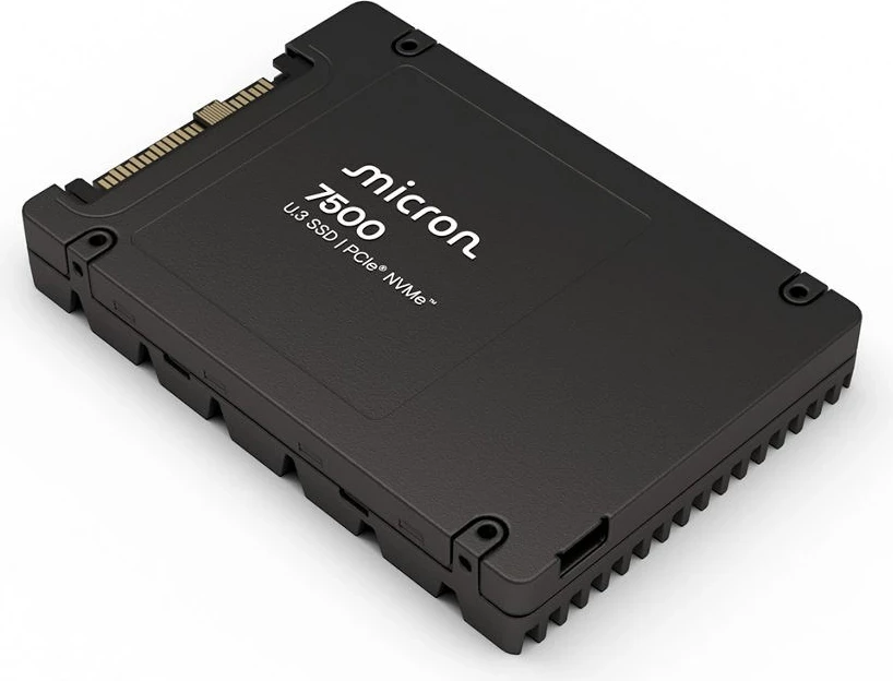 SSD Micron 7500 PRO, 15.4 TB, U.3, PCI Express 4.0, për server/workstation, zi