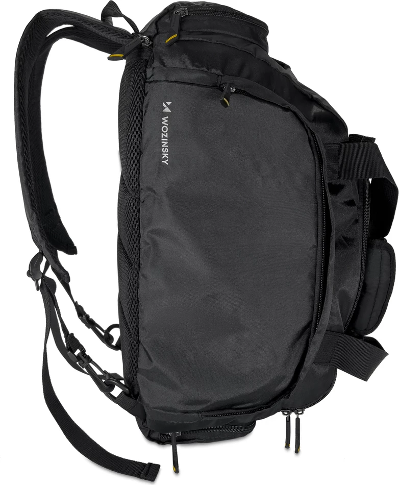 Çantë sportive/udhëtimi Wozinsky WSB-B01, 16L, 40x20x25cm, e zezë