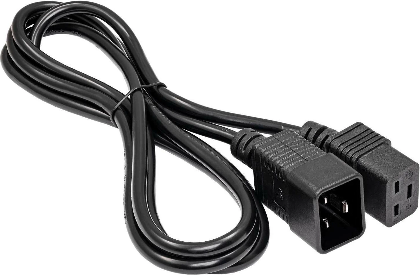 Kabllo rryme Akyga AK-UP-03, IEC C19/C20, 1.8m, e zezë