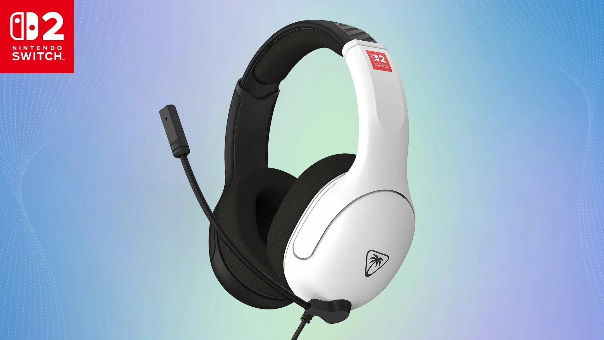 Kufje Turtle Beach Airlite Fit për Nintendo Switch, me kabllo 3.5 mm, over-ear, mikrofon flip-to-mute, Bardhë-Zi