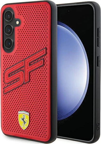 Mbështjellës Ferrari Big SF Perforated për Samsung Galaxy S24+, Kuq