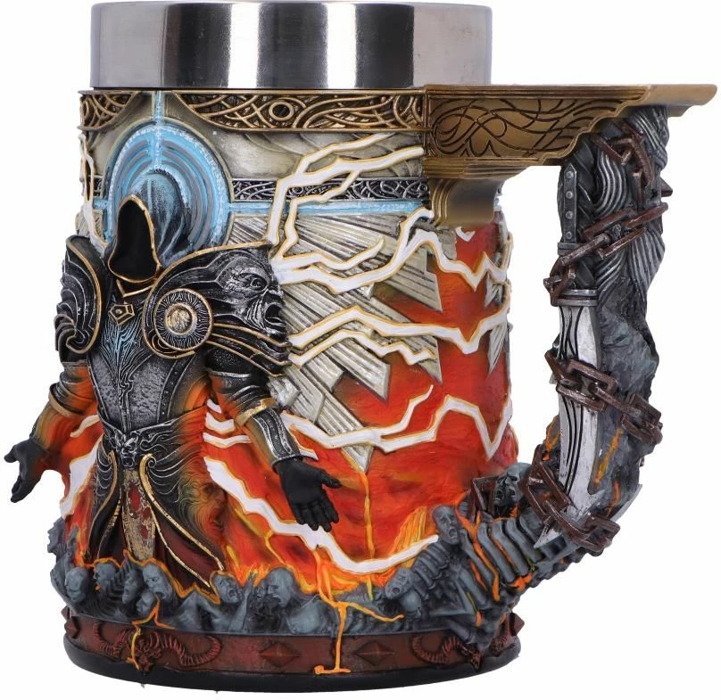 Filxhan koleksionist NEMESIS NOW Diablo IV Inarius, rezinë me liner çeliku inox i heqshëm, 15.5 cm, shumëngjyrësh