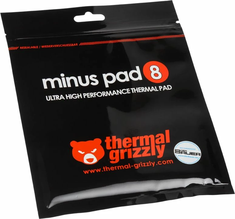Termopad Thermal Grizzly Minus Pad 8 120 x 20 mm 3 mm, roze, 1 copë