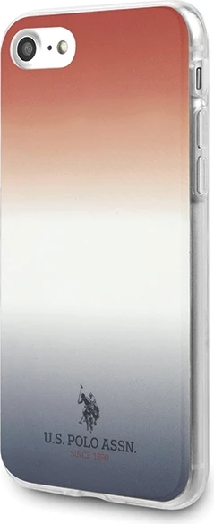 Mbështjellës U.S. Polo Assn. USHCI8TRDGRB për iPhone 7/8/SE 2020/SE 2022/6/6S, Pattern Gradient, kuqe-kaltër