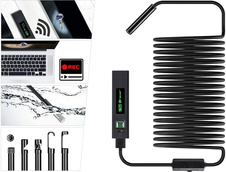 Endoskop industrial Tracer HardWire, 3840 x 2160, IP67, 500 mAh