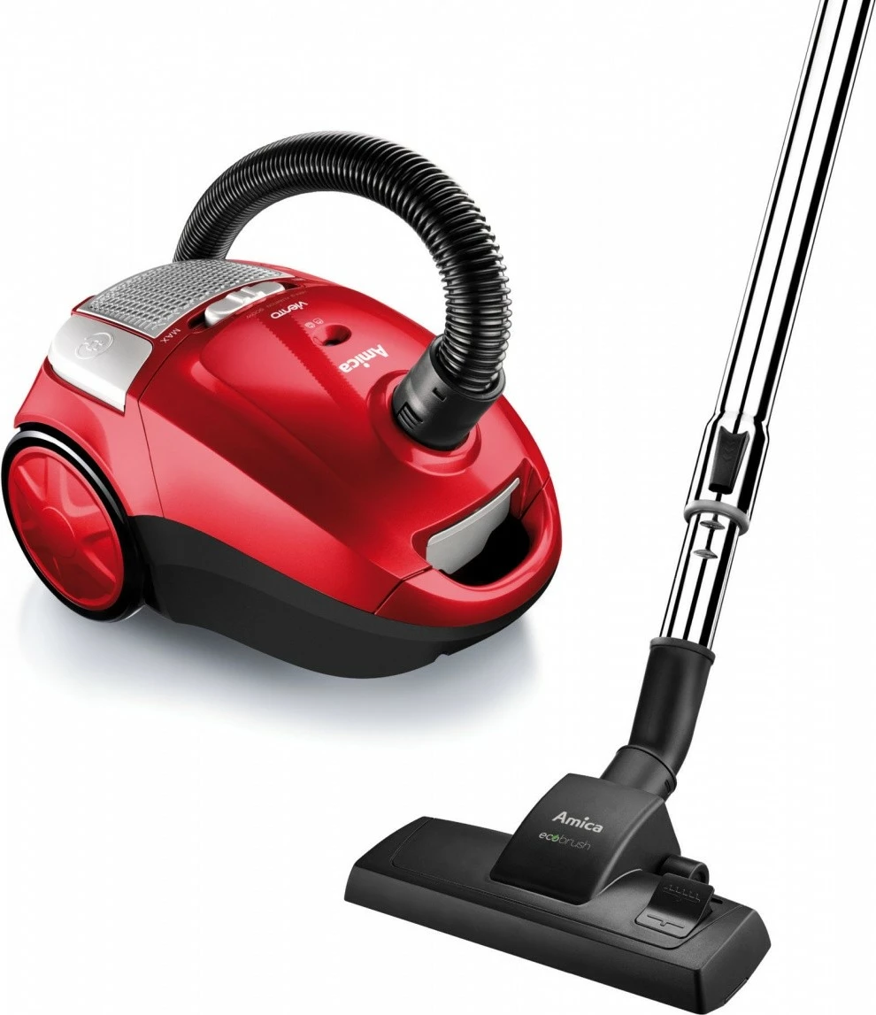 Fshesë me korent Amica VIENTO VI2031, me qese, e kuqe