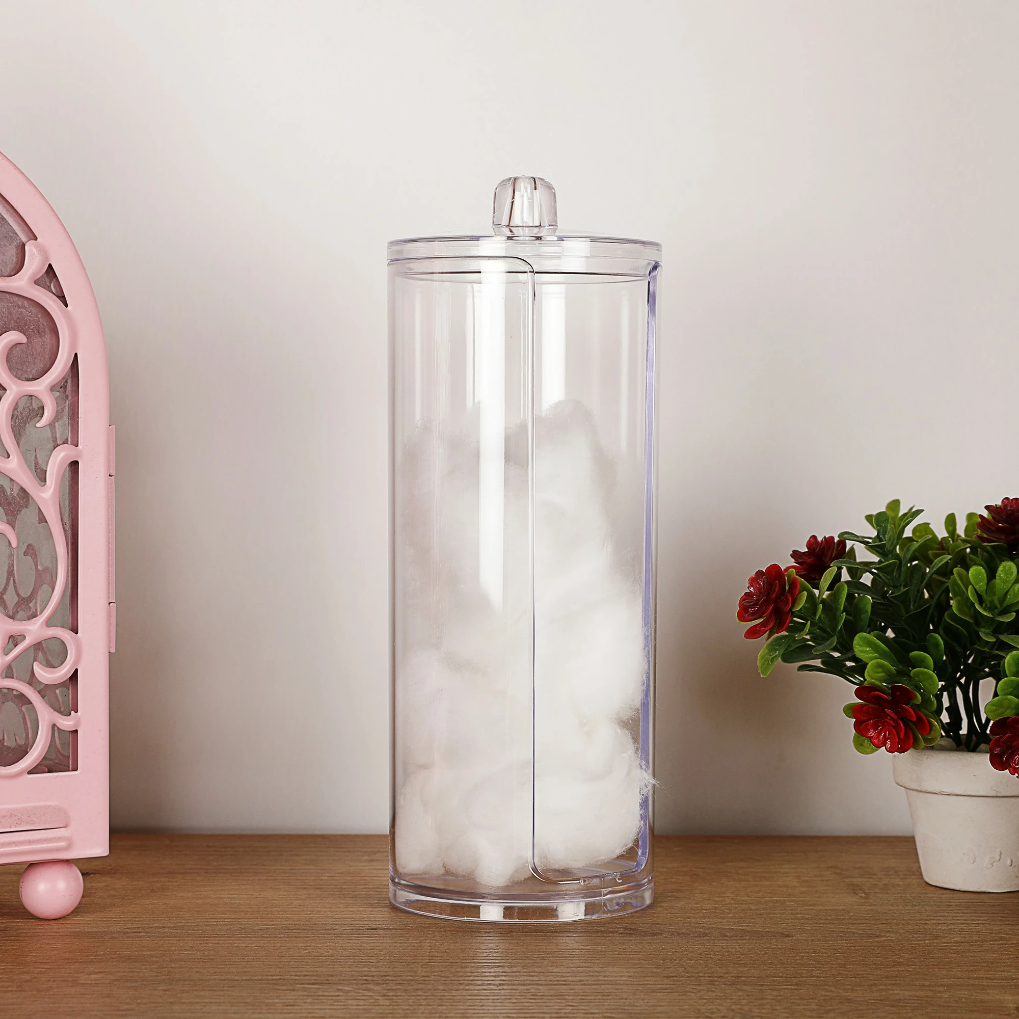 Kuti akrilike për organizim, transparente, Hermia FT - 003, 7x7x20 cm