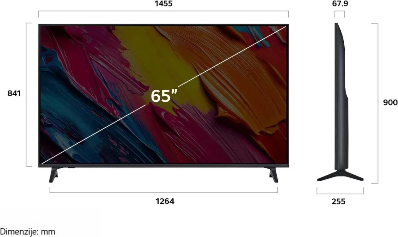 Televizor LG 65QNED70A6A 65" 4K UHD Smart QNED