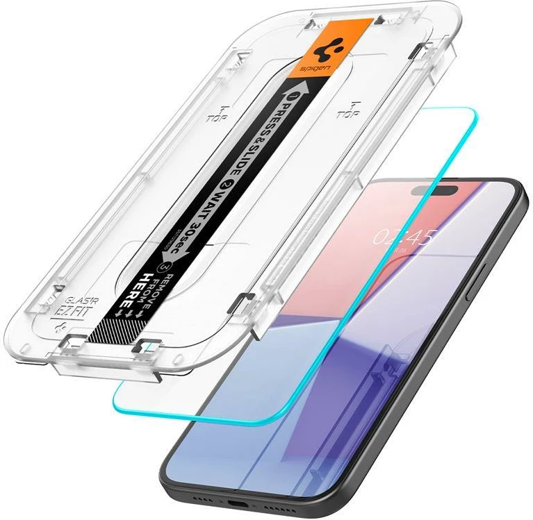 Xham mbrojtës Spigen Glas.tR EZ Fit për iPhone 15 Plus / 16 Plus, transparent
