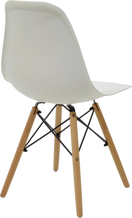 Set tavoline me dy karrige Manka-Julita, ngjyrë e bardhë, 80x80x77cm