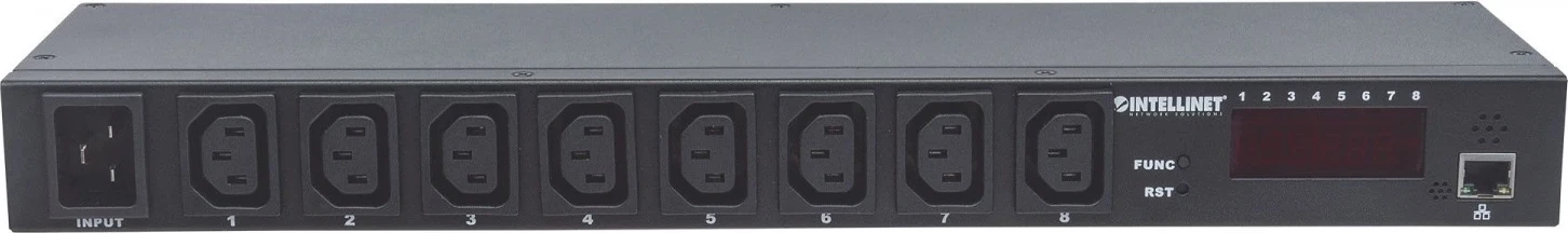 PDU me menaxhim IP Intellinet për kabinetë rack, e zezë