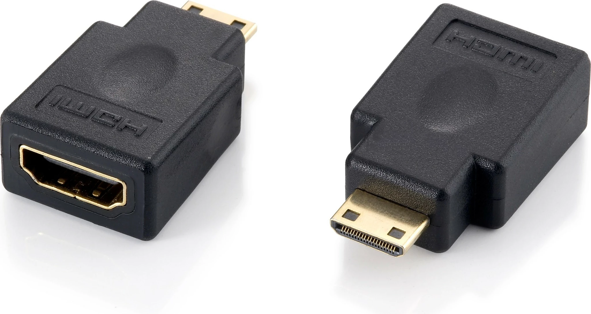 Adapter HDMI Mini HDMI në HDMI Equip, HDMI A, HDMI C, e zezë