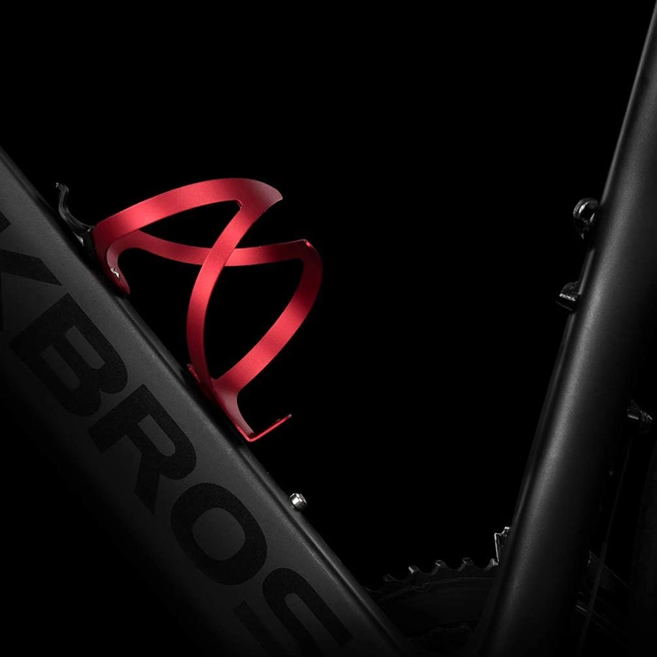 Mbajtës shishe për biçikletë Rockbros 2017-11ARD, alumini, e kuqe