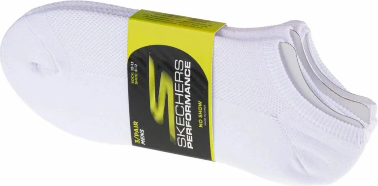 Çorape të shkurtra Skechers, të bardha
